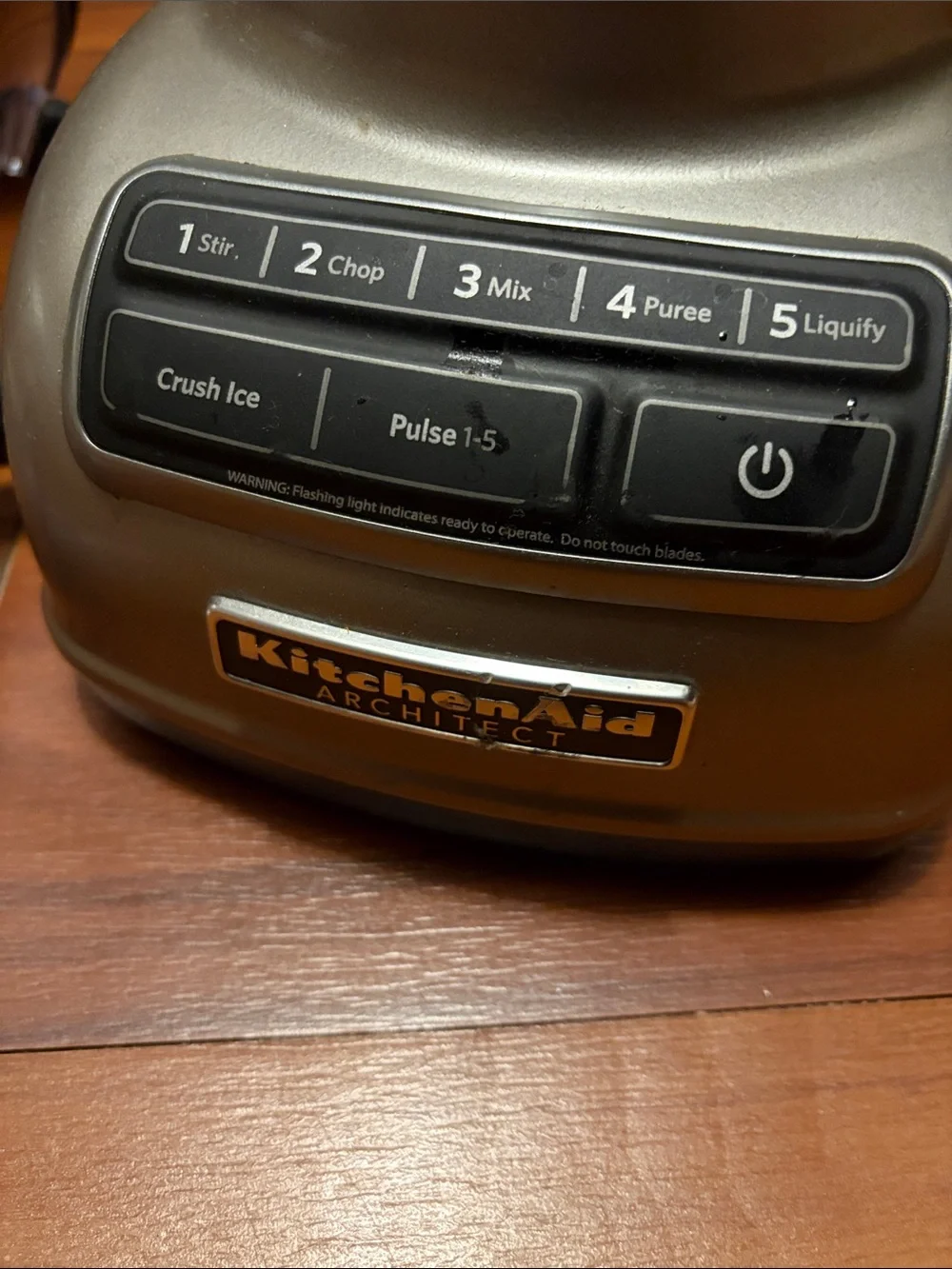 KitchenAid Blender with Base in Metallic Gold and Black